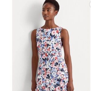 Flowy Ralph Lauren mid length dress size 18